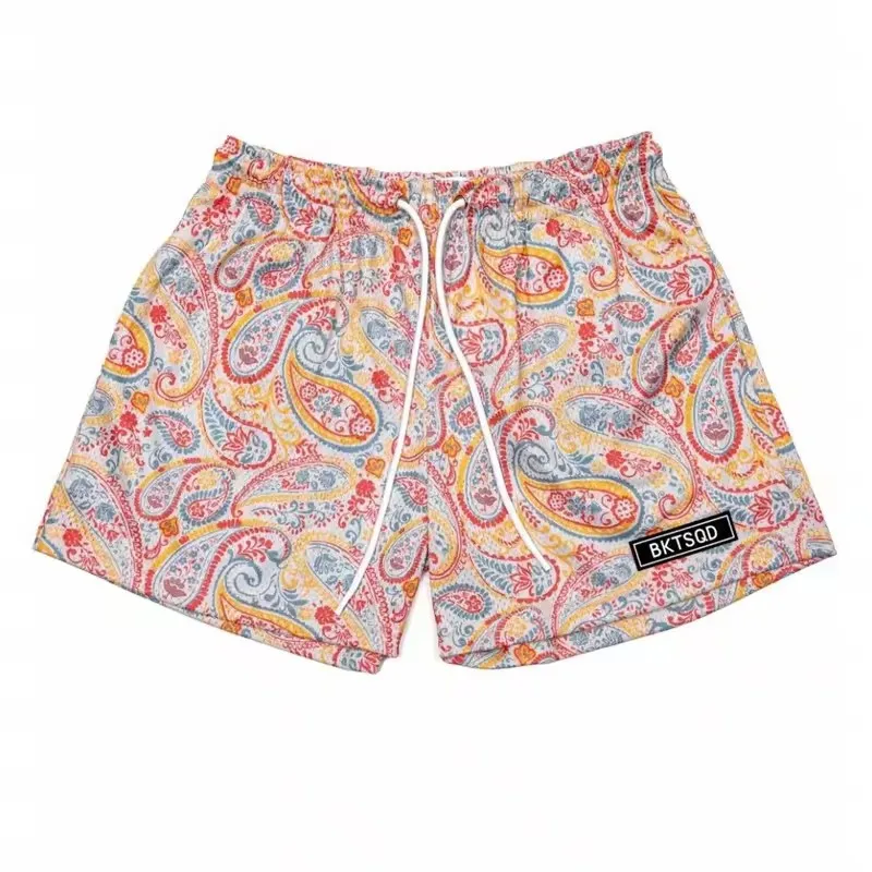 2025 new Summer Mesh Basketball Shorts Men Quick Drying Loose Sports short pants fashion Trend Sweatpants Running Beach shorts 2