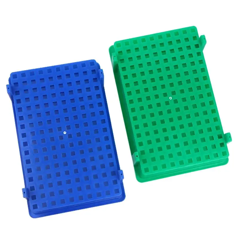 1Pc 두꺼운 18650 배터리 보관 상자 안전한 운송을 위한 분할된 칸막이 트레이 재사용 가능한 플라스틱 케이스