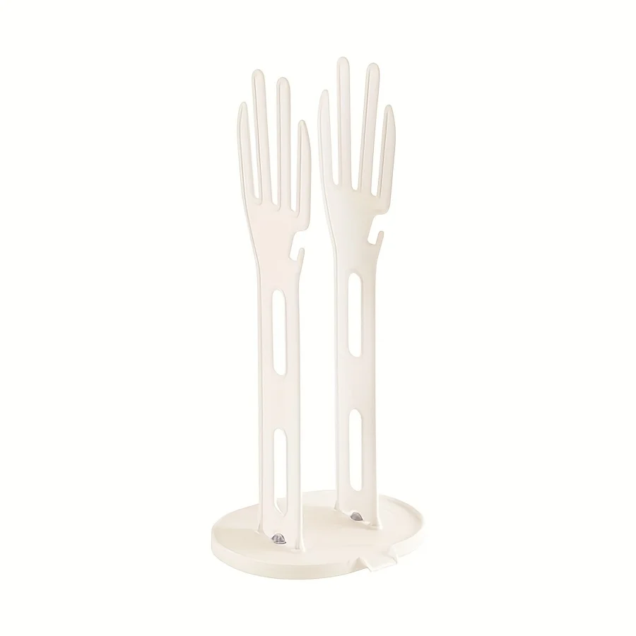 A Drying Rack for Kitchen Rubber Gloves, a Holder for Gloves, And a Storage Rack for Towels in The Kitchen And Bathroom. 4