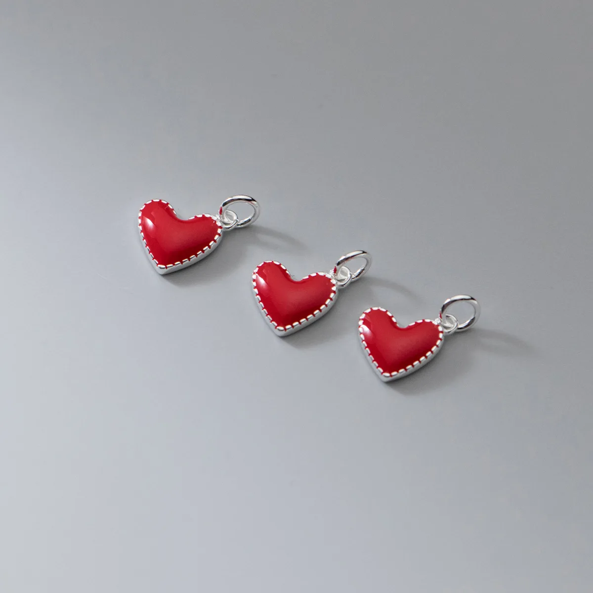 Pendant Necklace Silver Necklace Silver Pendant Silver Necklace Charms 925 Silver Charms Heart Pendant Charms DIY Pendant Necklace Accessries
