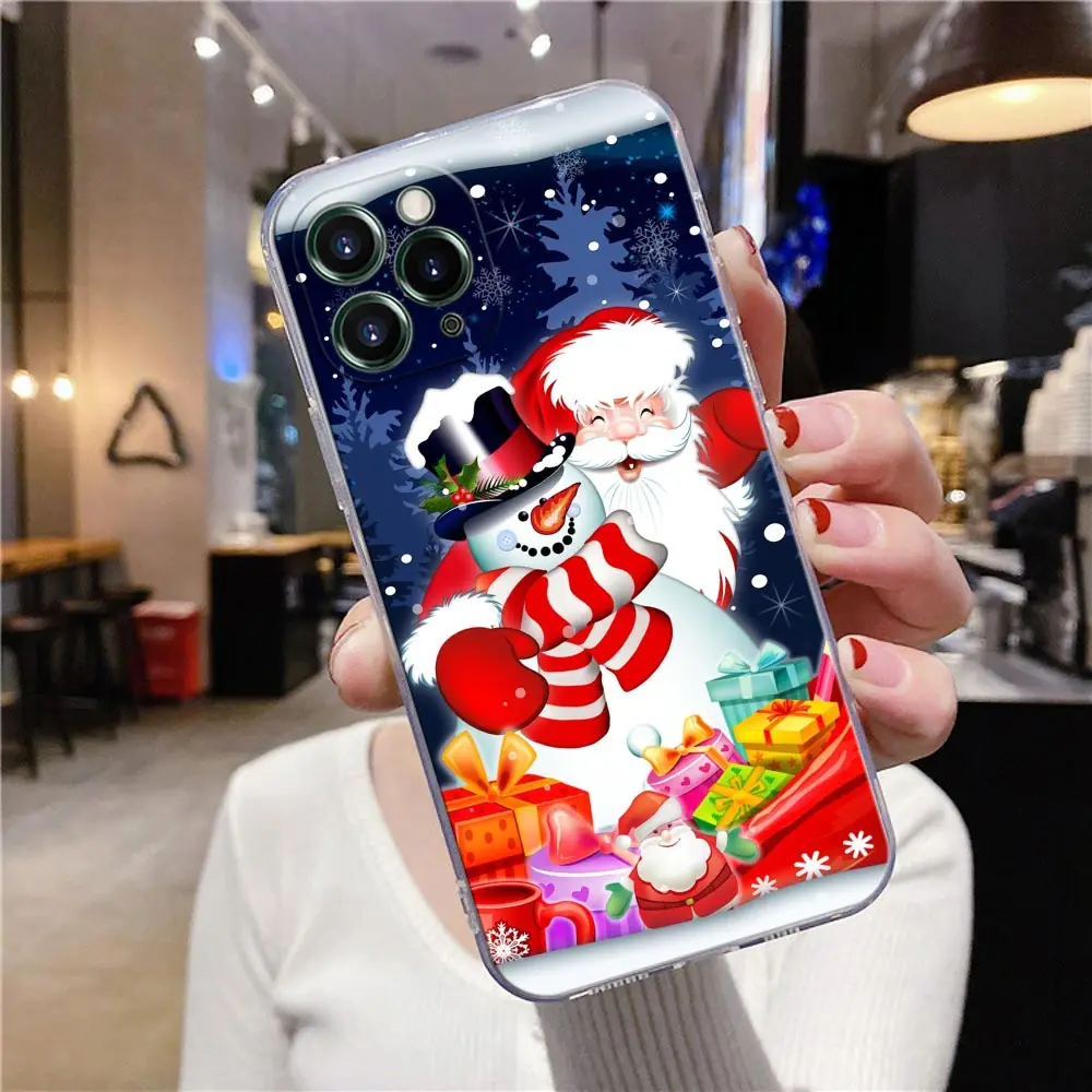 Funda Para óvil Con Patrón De Papá Noel De Navidad | SHEIN USA