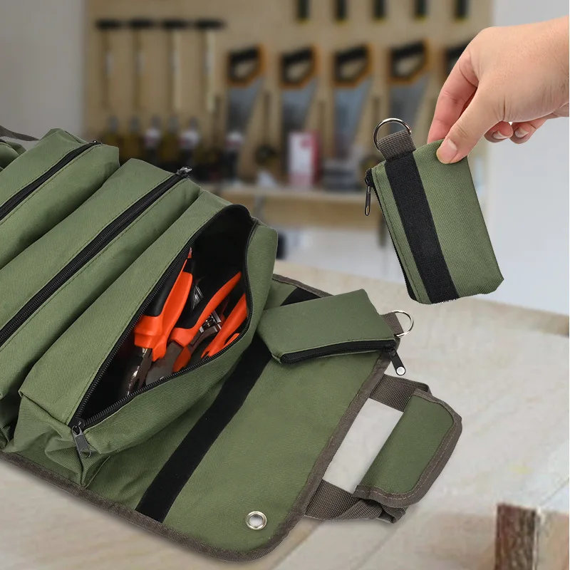 Multifunction Portable Hardware Tool Organizer Waterproof Storage Bags for Car Suspension Tools Hardware Storage Electrician Bag