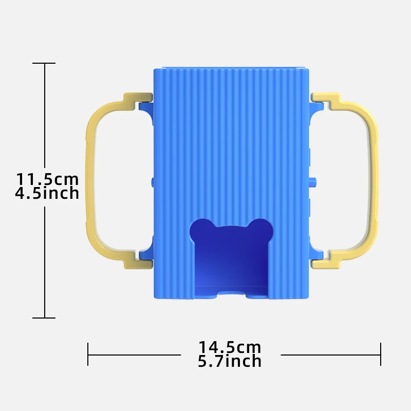 Adjustable Toddler Juice Box Holder - Baby Food and Juice Box Anti-Extrusion Bracket， Milk Carton Cup Holder with Portable 6