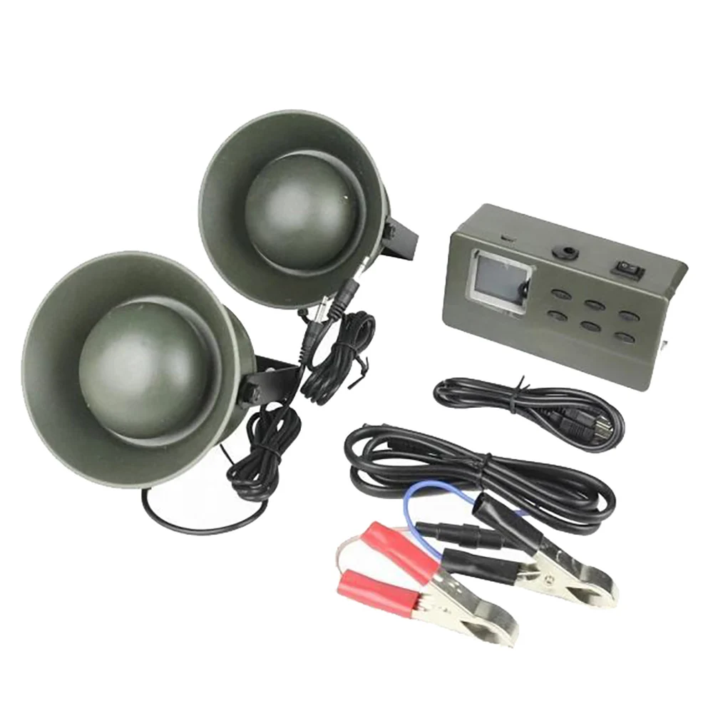 

Outdoor Birdsong Device Electronic Farm Bird Sound Decoy Built-in 182 Bird Sounds with Two 35W 125dB Tweeter Dedicated Speakers