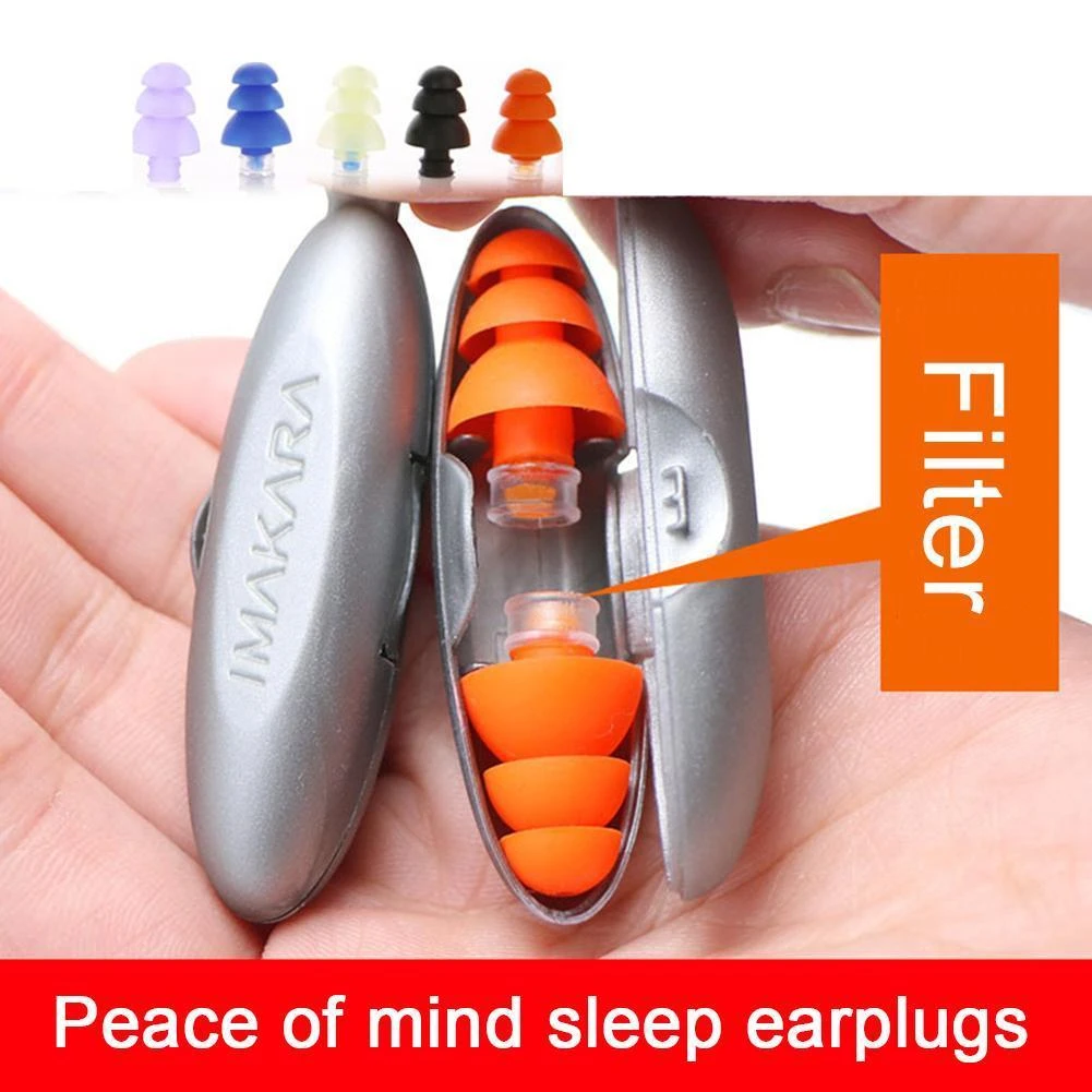 Creative Earplugs Noise Reduction Ear Plugs For Sleep Sound Canceling