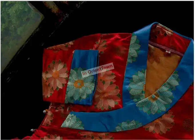 Chinese Traditional Suit South Asia Nepal Tibet Himalayan Areas Travel Costume Long Robe Tibetan Dress