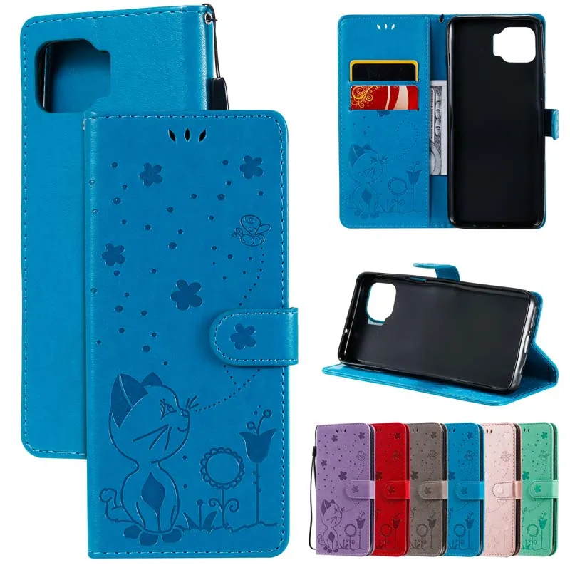 

For Motorola Moto G 5G Plus Case Leather Flip Wallet Card Slot Stand Phone Cover for Moto One 5G E20 E40 Back Coque