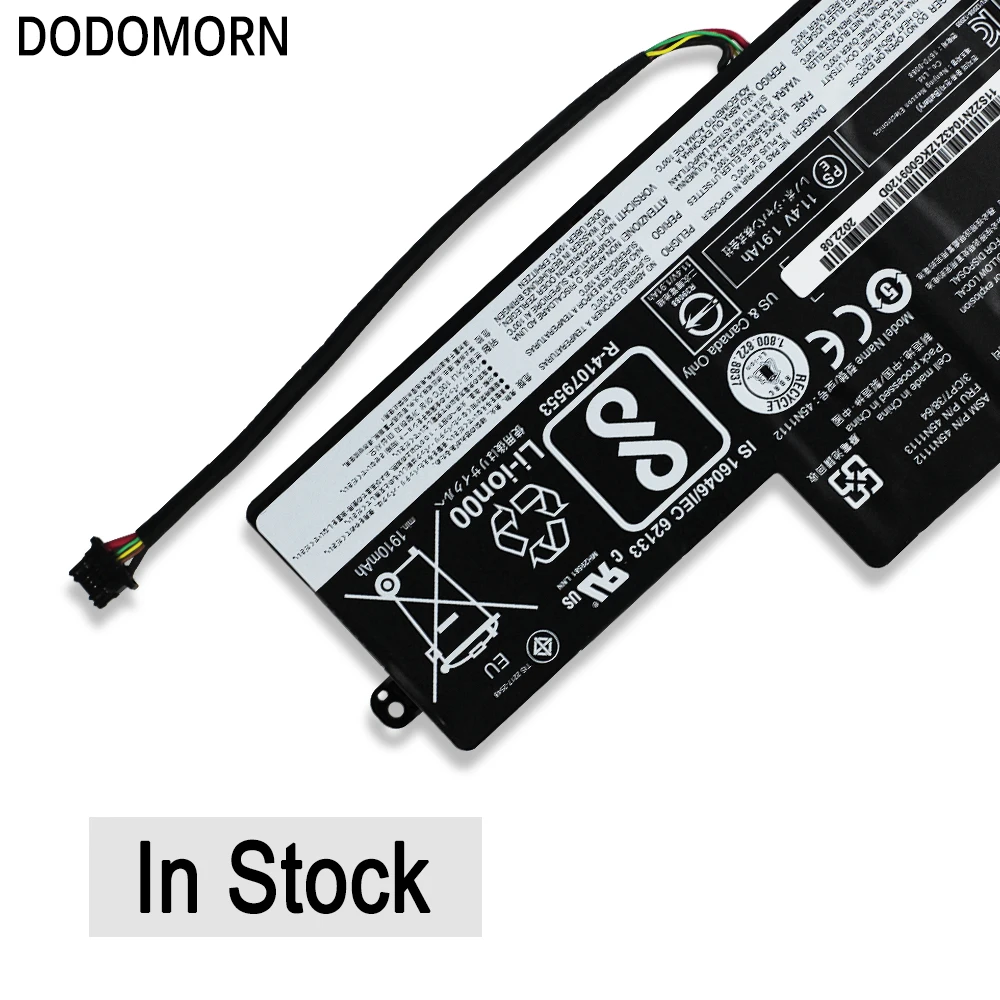 Dodomorn-bateria do Portátil para Lenovo Thinkpad T440 T440s T450 T450s X240 X250 X260 X270 45n1110 45n1111 45n1112 11.4v 24wh 2.06ah - Imagem 6