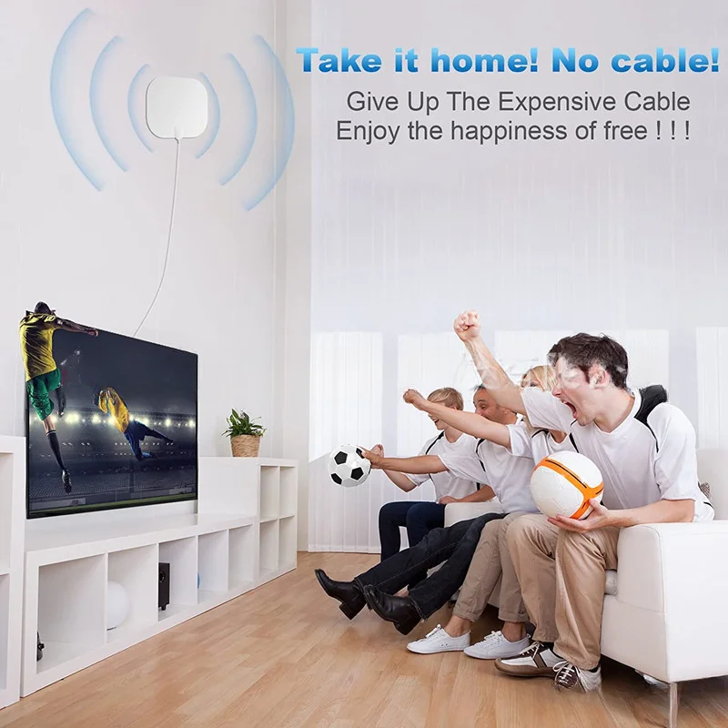 HDTV Digital TV Antenna 4K 1080p Indoor Amplified