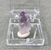 NEW! 100% Natural Rare Namibia Goboboseb Amethyst mineral Single crystal stone and crystal Quartz Crystal + box size 3.4 cm 6