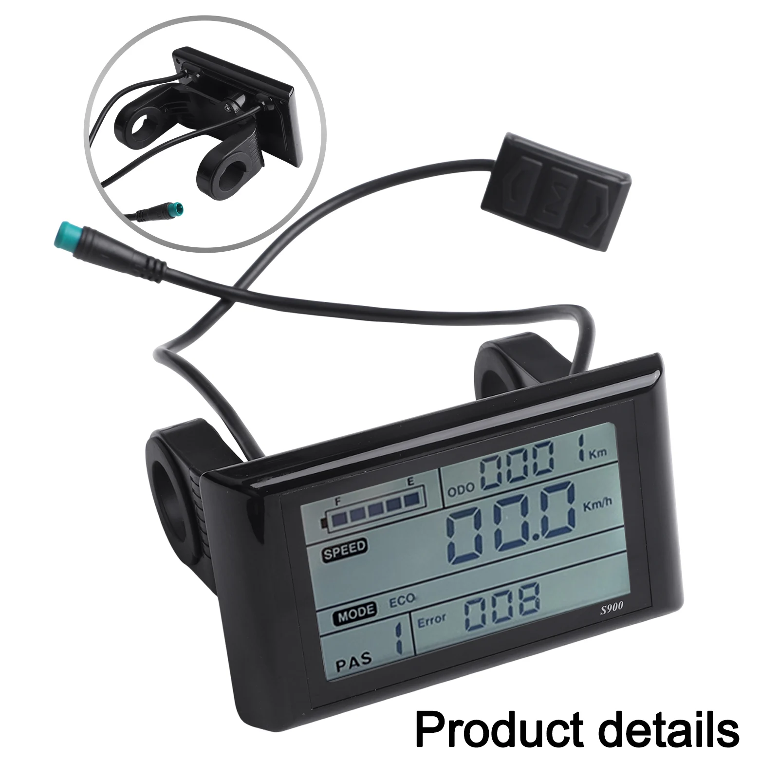 S900 Display Efficient JN LCD S900 Display for Electric Bikes Waterproof Design ...