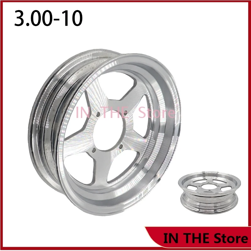 

3.00-10 vacuum tire wheel and aluminium alloy hub are suitable for electric tricycle Motorcycle