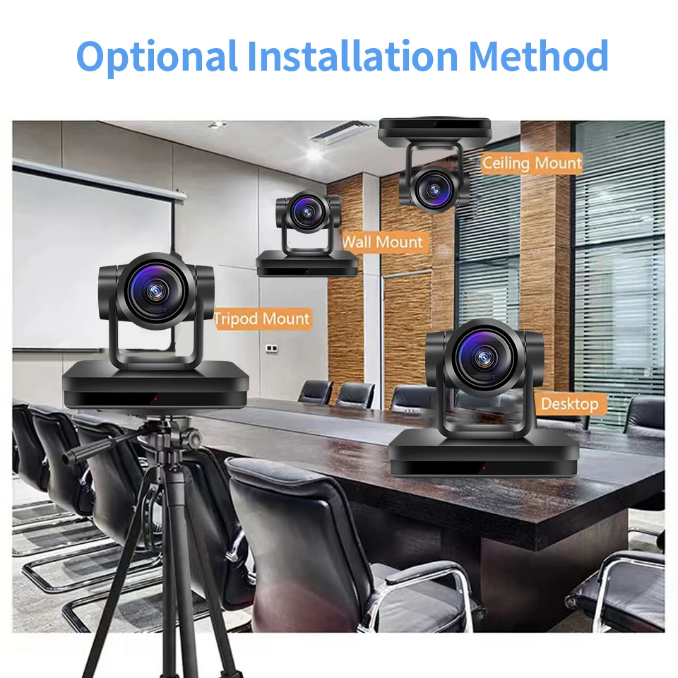 Factory sale PTZ Camera 12x 20x sdi hd mi lan Broadcast Live Stream vMix OBS Joystick Video Conference System Camera