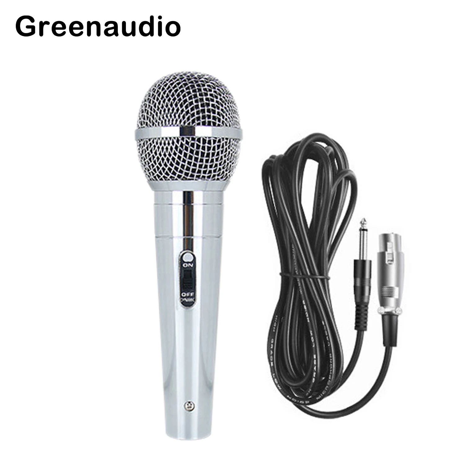 

GAM-591 Hot dynamic handheld microphone KTV home outdoor stage performance Karaoke meeting sound card live wired microphone