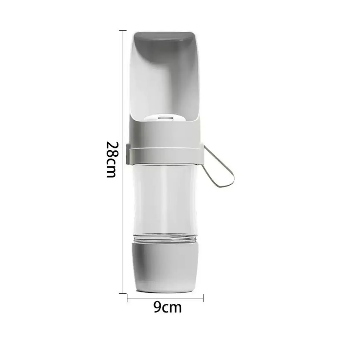 Portable Dog Cat Water Bottle with Storage Food and Water thumbnail 4