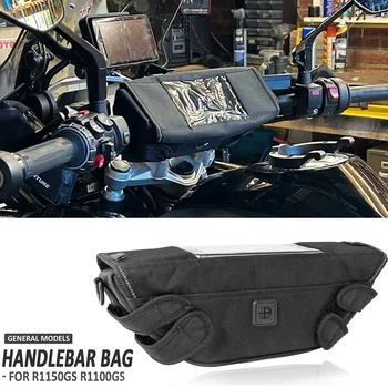 Borsa da manubrio per moto con custodia touchscreen per telefono e navigatore per BMW R1100GS R1100 GS R 1150 GS R1150GS Adventure