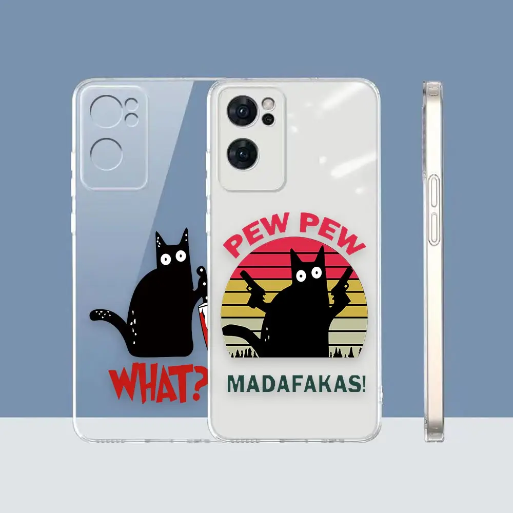Custodia Trasparente Per Telefono Reno7 Cover Per Oppo Reno 7 6 4 4F F21 7 6 6Z 5F 3 2Z Trova X5 X X3 Pro Lite 5G 4G Custodia P-Pew-Pew M-Madeafacass-