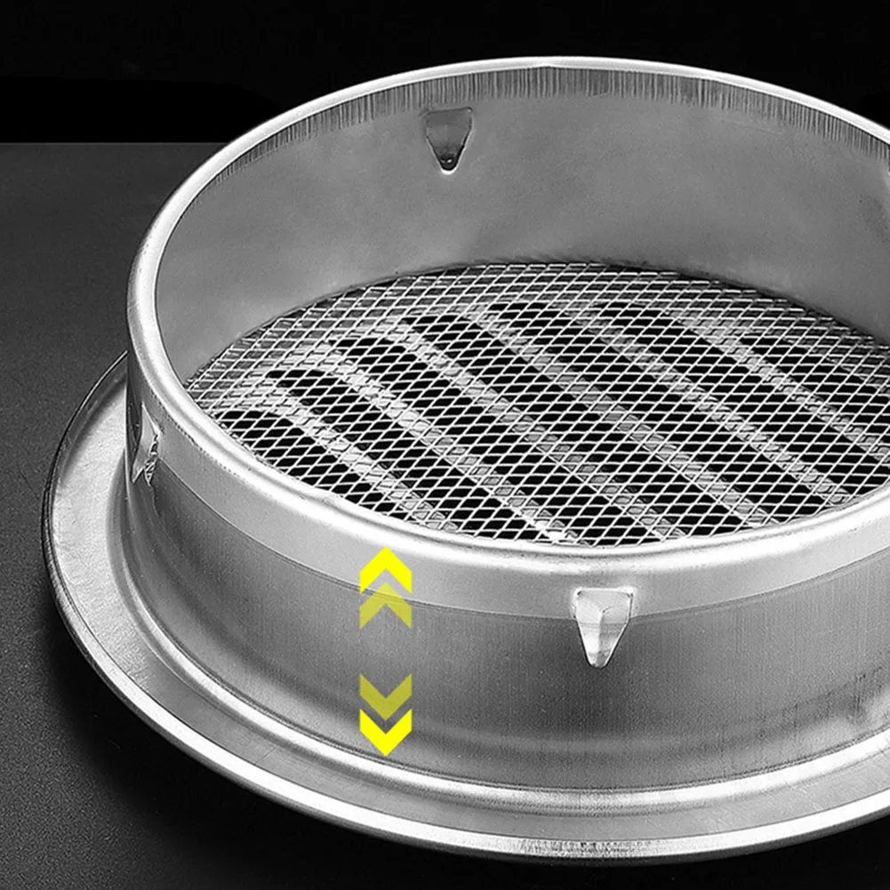 70-300mm Round Stainless Steel Air Vent Grille Insect Protection Home Exterior Wall Ducting Ventilation Tools Exhaust Hoods - Image 4