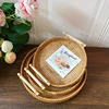 Rattan Tray Round Storage Basket Tray with Handles Natural Hand Woven Baskets Bread Fruit Food Plate Tray Home Kitchen Supplies 4