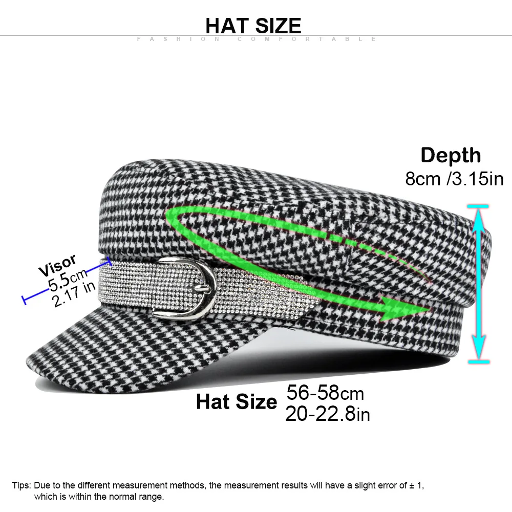 Women's Vintage British Beret Newsboy Hat Classic Wool Cap Trendy Autumn Spring Winter Fashion Accessory
