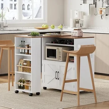 Kitchen Island with Power Outlet 1