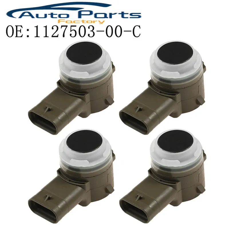

4 шт., датчик парковки Tesla Model S X 3 1127503-00-C 112750300C
