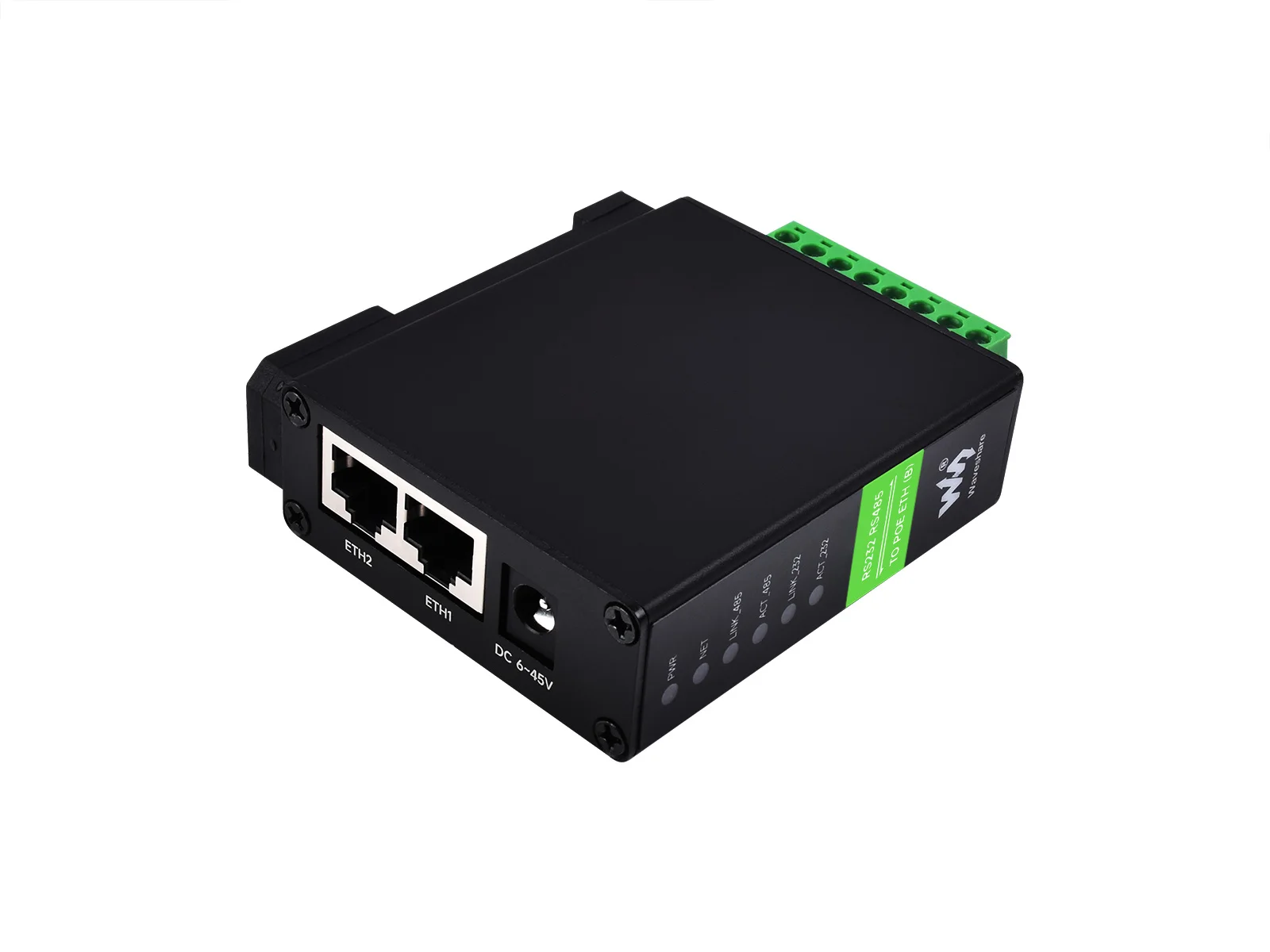 Waveshare-transmissão Transparente Bi-direcional Rs232 Rs485 a Rj45 Servidor Serial Ethernet Canais Duplos - Imagem 6