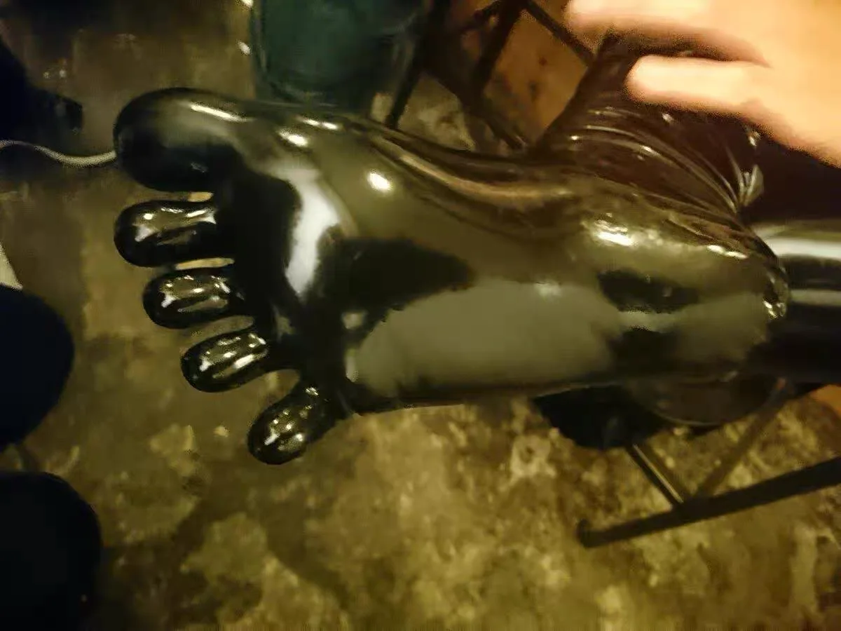 lingerie LATEX socks stockings bodysuit for men fetish gloves sexy