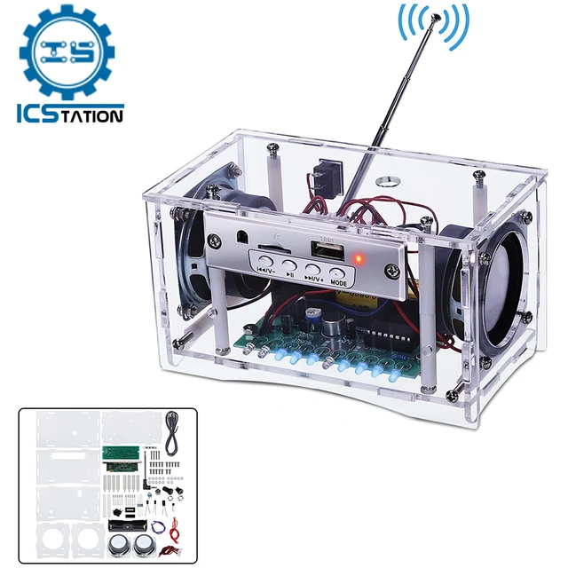 Kit Radio FM progetti di saldatura Kit digitale di elettronica fai