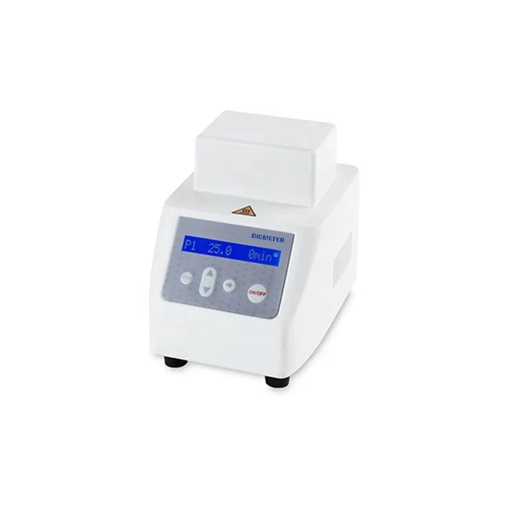 

BIOMETER Bench Top Digital Dry Bath Incubator Laboratory Heating Equipment Dry Bath with Heated Lid LCD