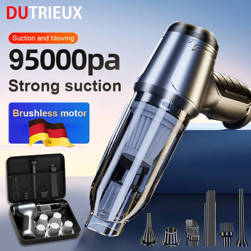 

95000Pa Wireless Car Vacuum Cleaner Portable Handheld Mini For Car Home Desktop Keyboard Cleaning Vacuum