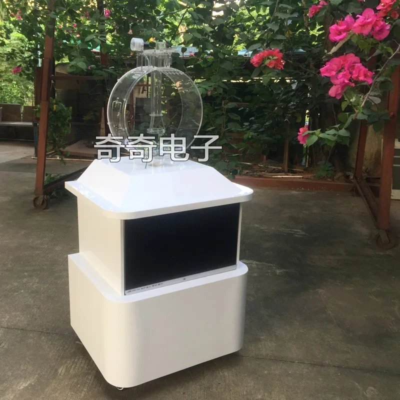 1P350V automatic lottery machine electronic lottery machine 10 balls table tennis ball shaker high definition display screen