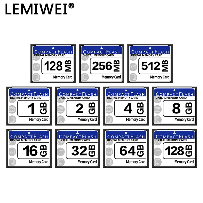 LEMIWEI 컴팩트 플래시 메모리 카드 CF01 카드 128M 256M 512M 1G 2G 4G 8G 16GB 표준 속도 (구형 DSLR 카메라, 디지털 캠코더용)