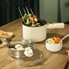 DMWD Multifunctional Cooking Pot Mini Hotpot Electric Skillet Non-stick Omelette Frying Pan Noodle Food Stew Soup Heater 220V 2