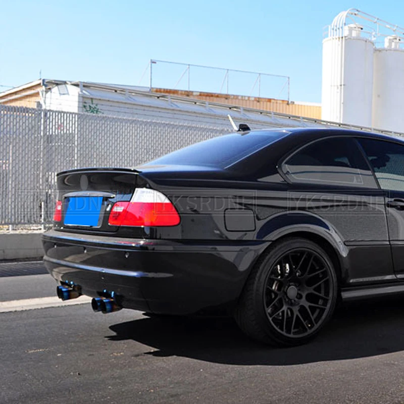 ABS 블랙 스포일러 세단 탄소 섬유 리어윙 자동차 액세서리, M3 스타일, 1998-2006 년 BMW 3 시리즈 E46