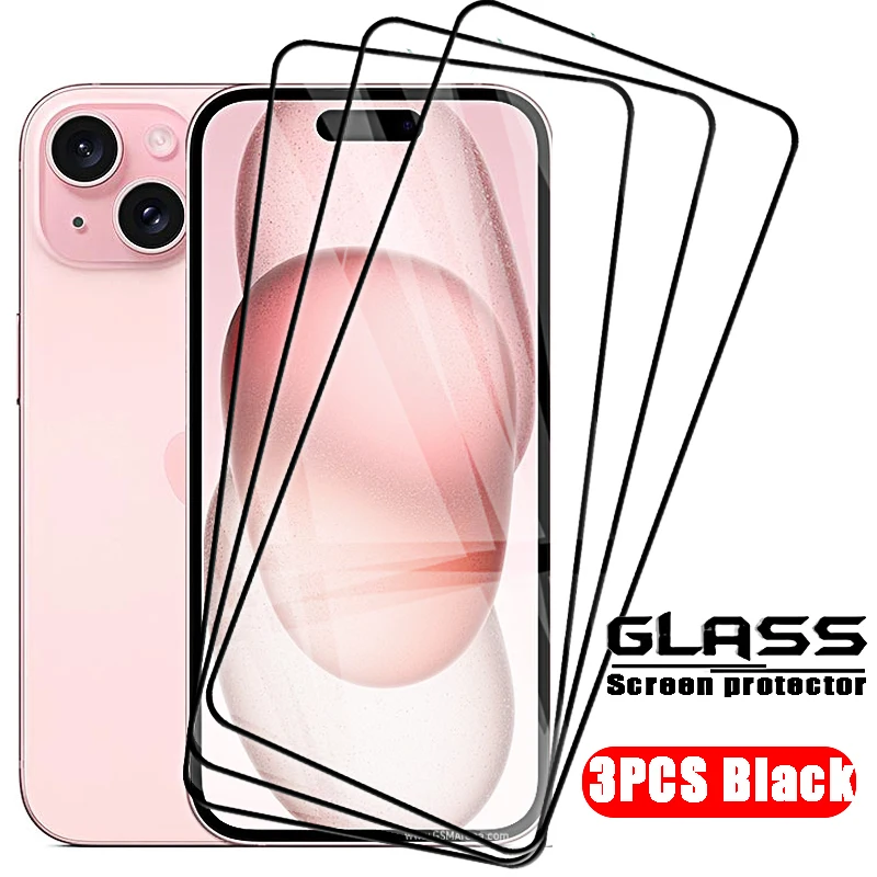 Premium Tempered Glass Screen Protector Case - 4-Pack Set
