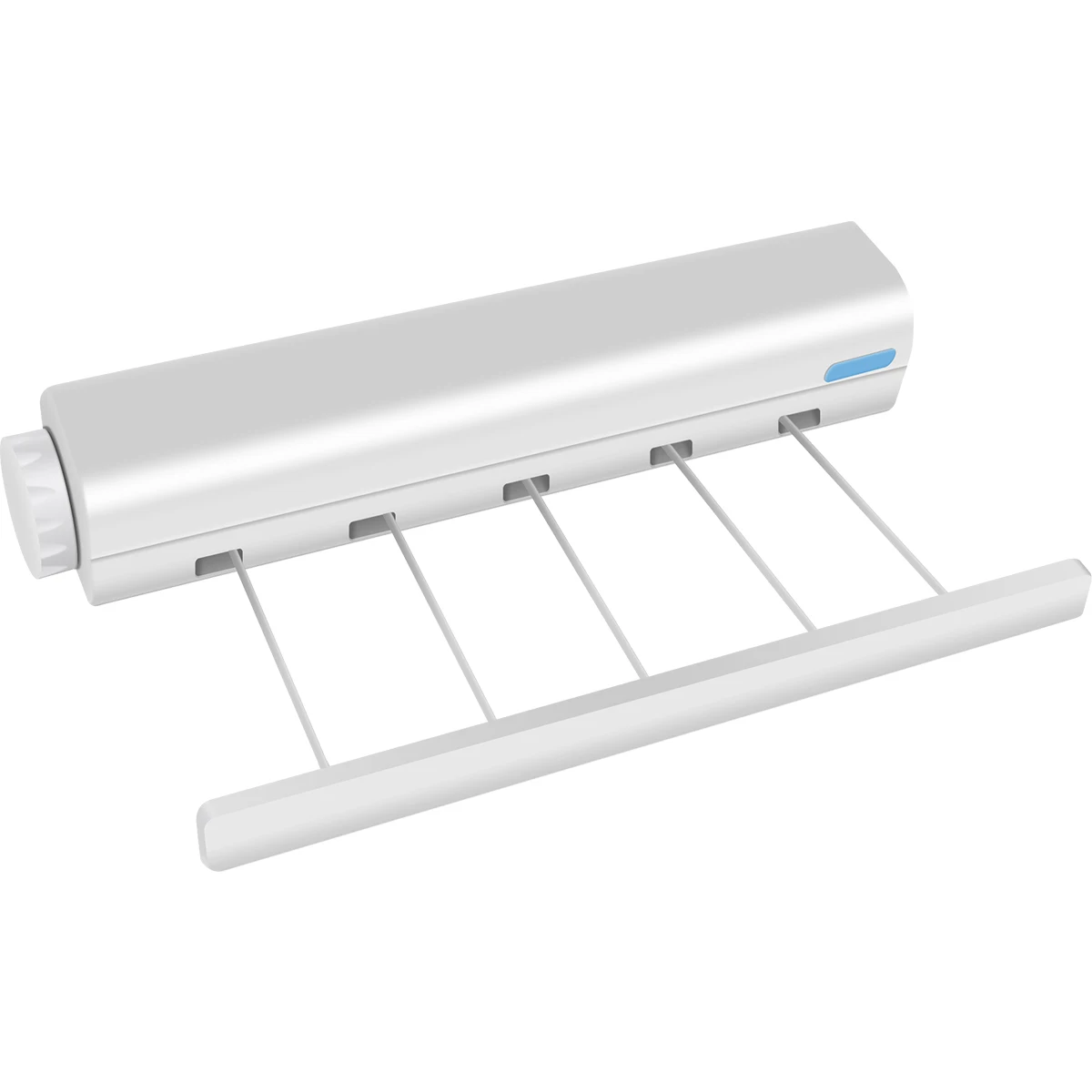 1/2 قطعة رف تجفيف ملابس يثبت على الحائط قابل للسحب...