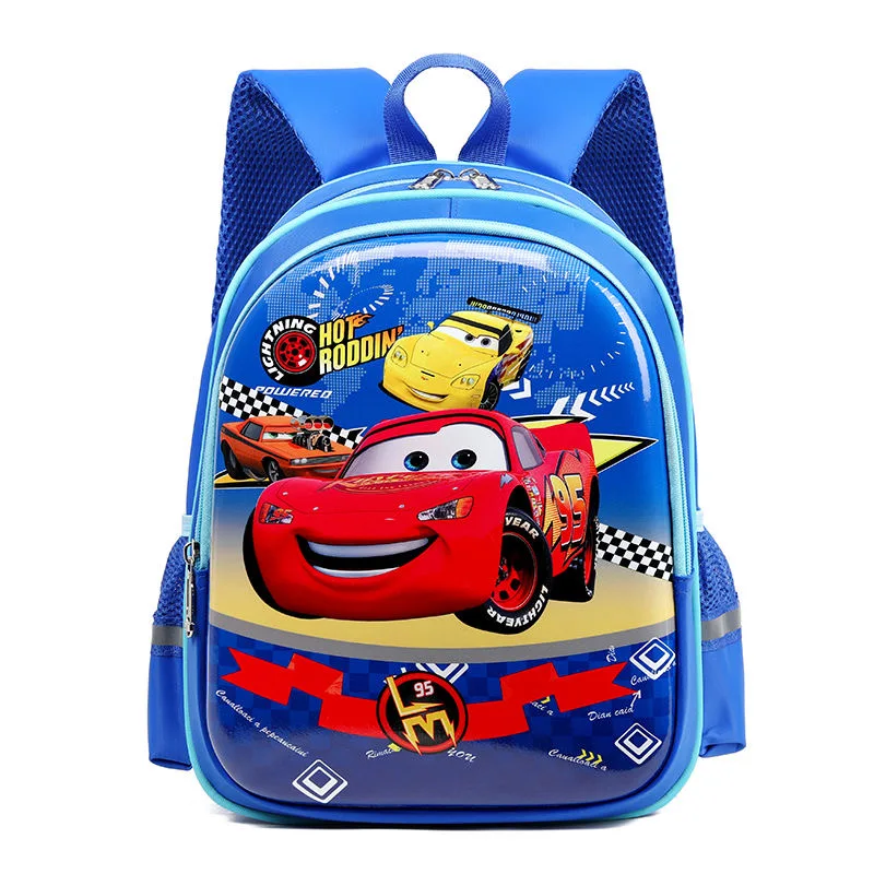Disney car children's bag kindergarten boy safety backpack primary school students Backpack 3