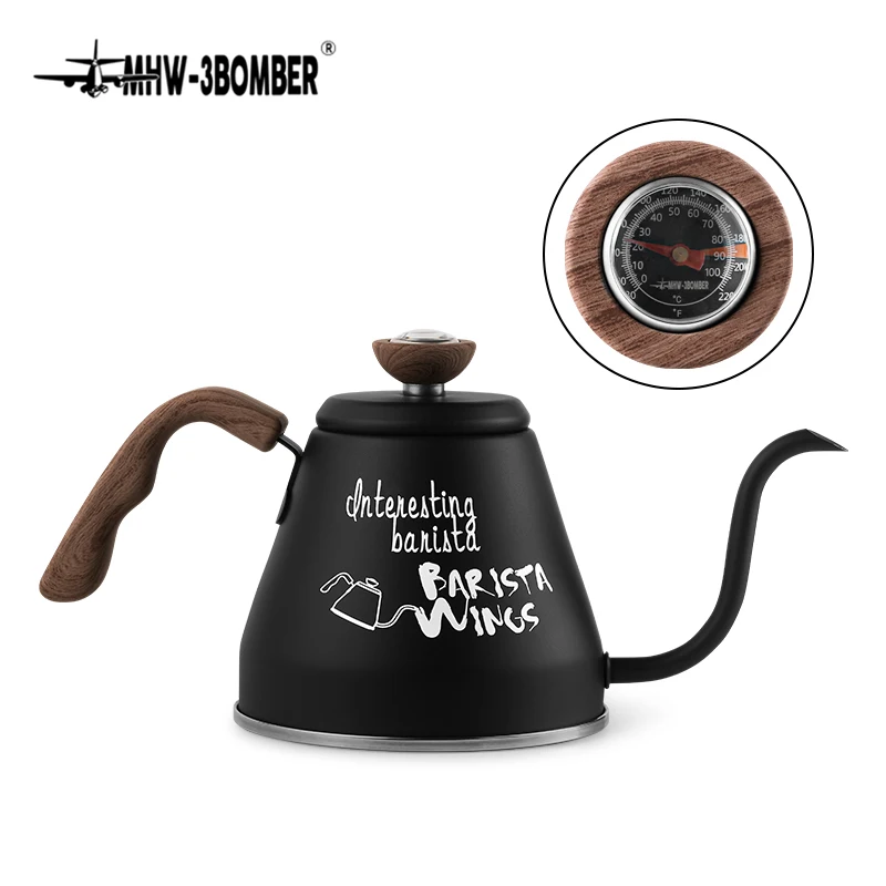 Pour Over Coffee Kettle with Thermometer for Exact Temperature 40 fl o –  SHANULKA Home Decor
