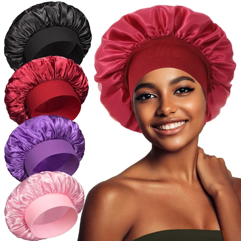 Women's Shampoo Cap Waterproof Adult Shower Cap Cartoon Bathing Cap