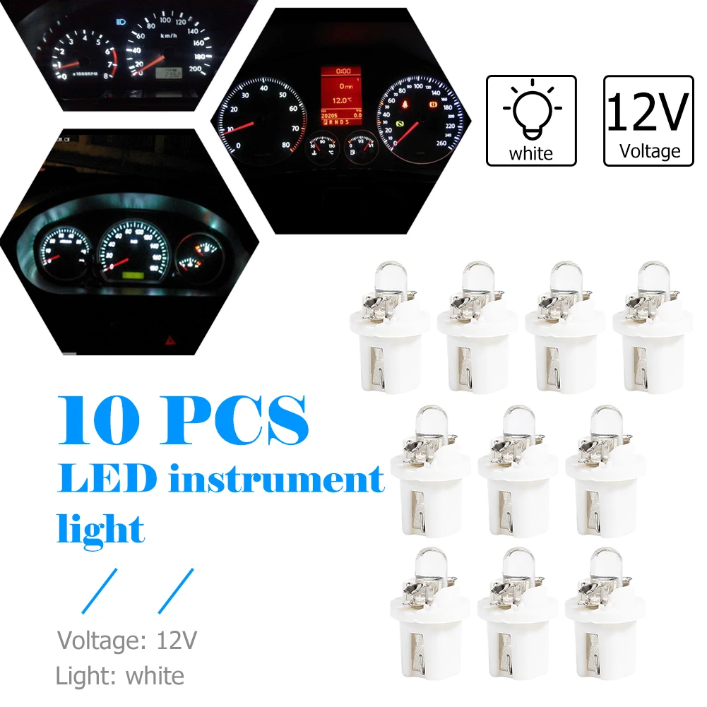   LED   г , 10x T5 B8.5D