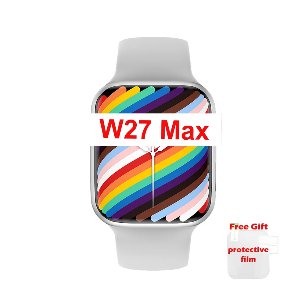 New IWO W27 PRO Smart Watch Men NFC Siri BT Call Wireless Charging Sleep Monitor Message Women Smartwatch Pk W37 PRO DT100 PRO+ 