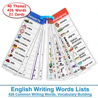 English Writing Words Lists Cards ESL Teaching Materials Sight Words Vocabulary Building Autism Learning Toys Montessori 1