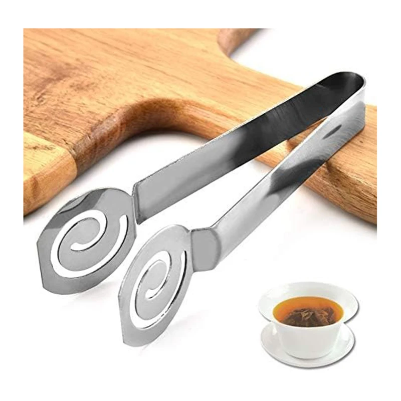 Tea Bag Squeezer Tea Filters Coffee Bag Tong Clamp Strainers Clip or Sugar Kitchen Bar Tools TeaBag Holder