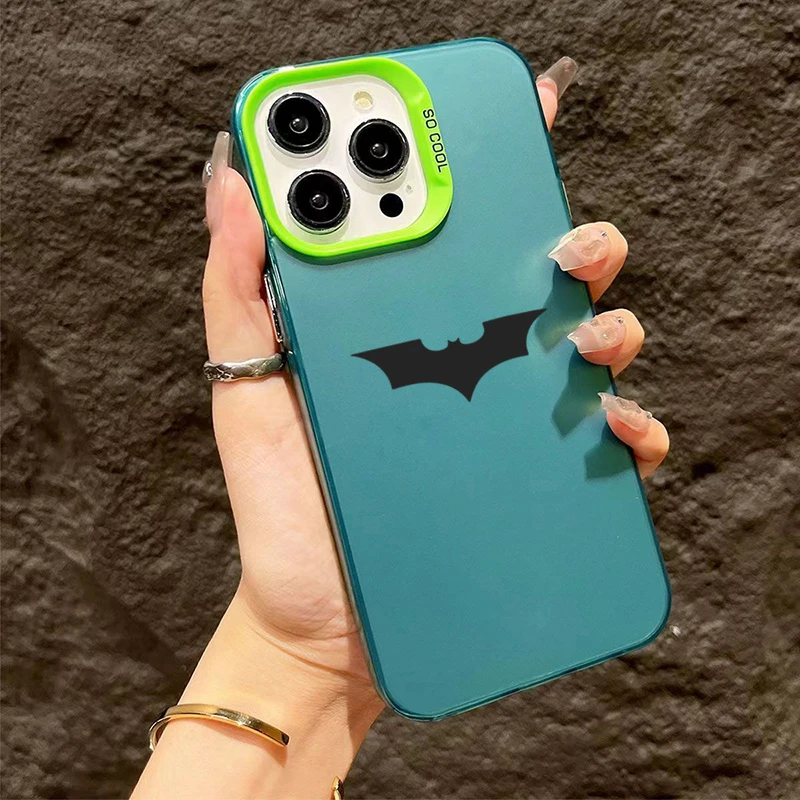 thumbnail image 1 of Funda de teléfono con textura mate y patrón de araña de murciélago, carcasa a prueba de golpes para iPhone 16, 15, 14, 13, 12, 11 Pro Max, XS, XR, 7, 8 Plus, SE 2022, 1 of 5