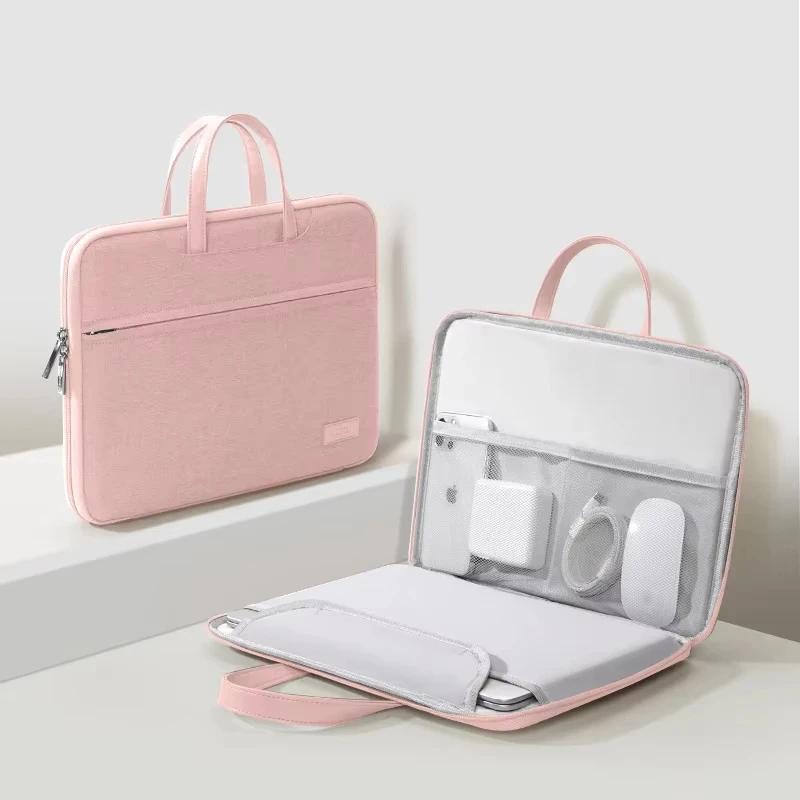 Borsa per laptop 13.3 14 16 pollici Custodia per notebook Uomo Donna Borsa portatile Valigetta per MacBook Air Pro Xiaomi Huawei ASUS Regalo
