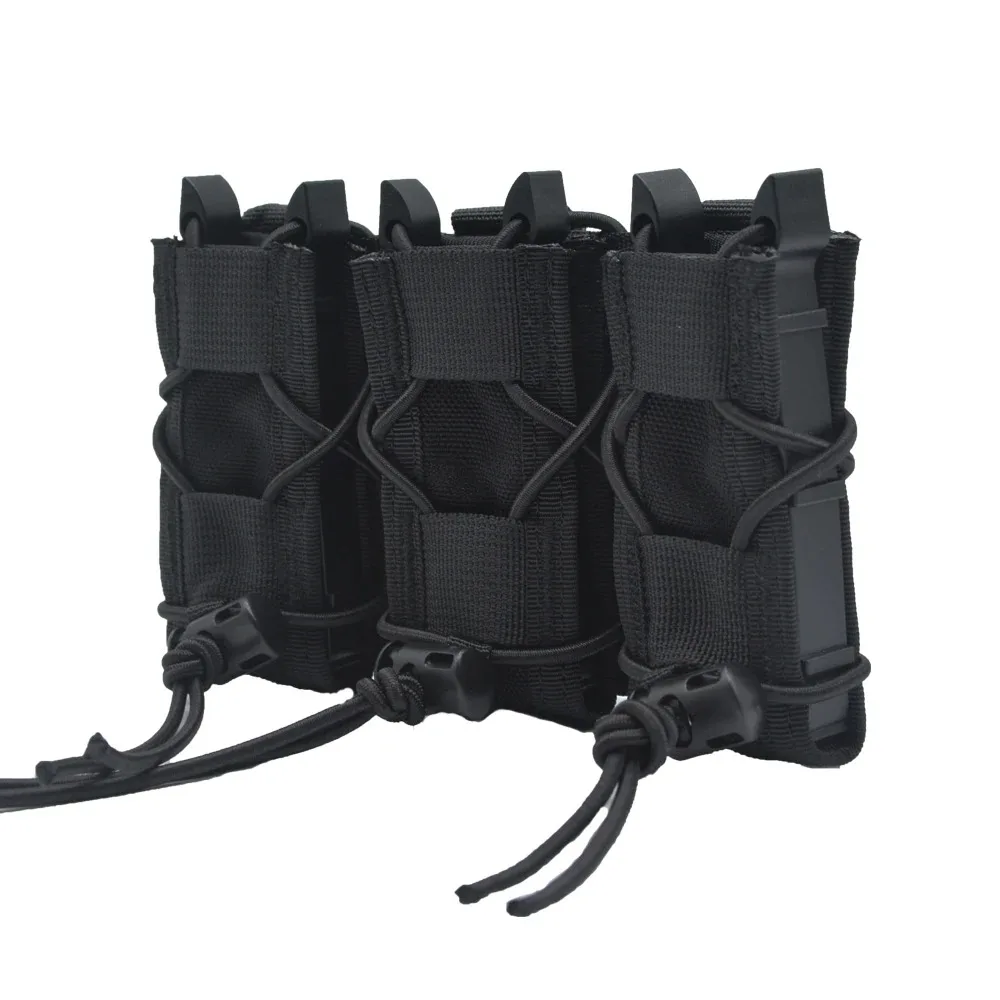 OPHIDIAN 9 mm Magazintasche, doppelte Dreifach-Magazintasche, Molle, offene Magazintasche, geeignet für 17 19 – Detail 5