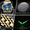 OLEVS Luxury Tourbillon Quartz Watch for Man Sports Men Watch Waterproof Luminous Stainless Steel Chronograph Men's Watches 3