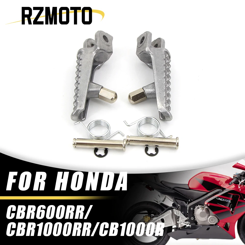 

Motorcycle Front Footrest Foot Peg Pedal Foot Rest Accessories FOR HONDA CBR600RR 03-06 CBR1000RR 04-14 CB1000R 08-14