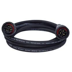 Durable 2M AC Cable with Waterproof M25 3 - Pin Male Connector for Solar Grid Tie Inverters (M25 M - M 2M 1Pc)